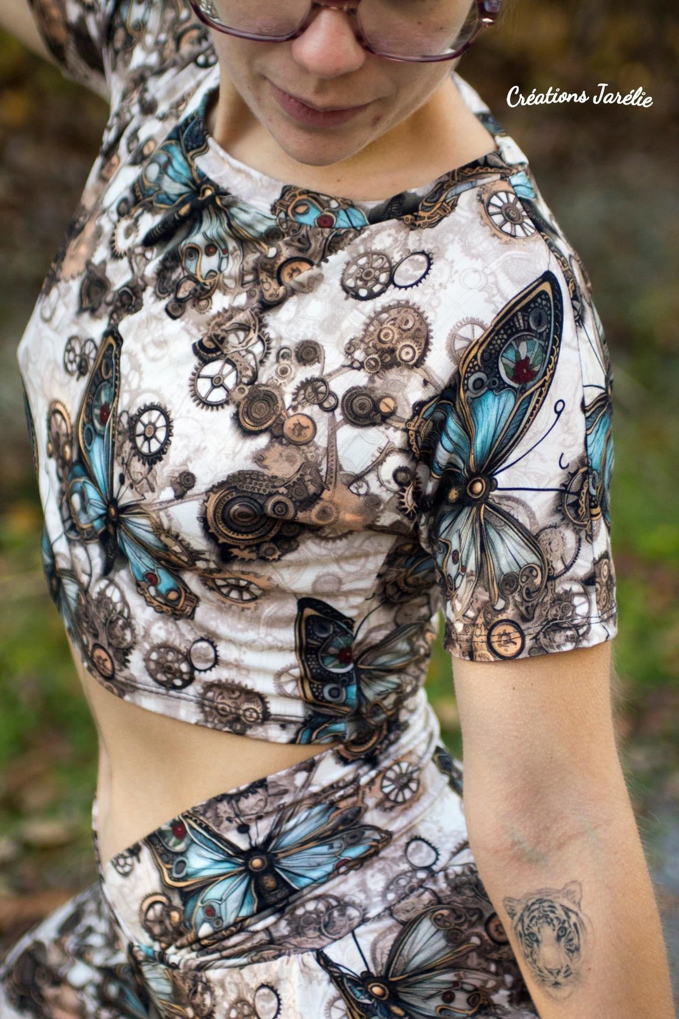Steampunk butterflies round 23 retail