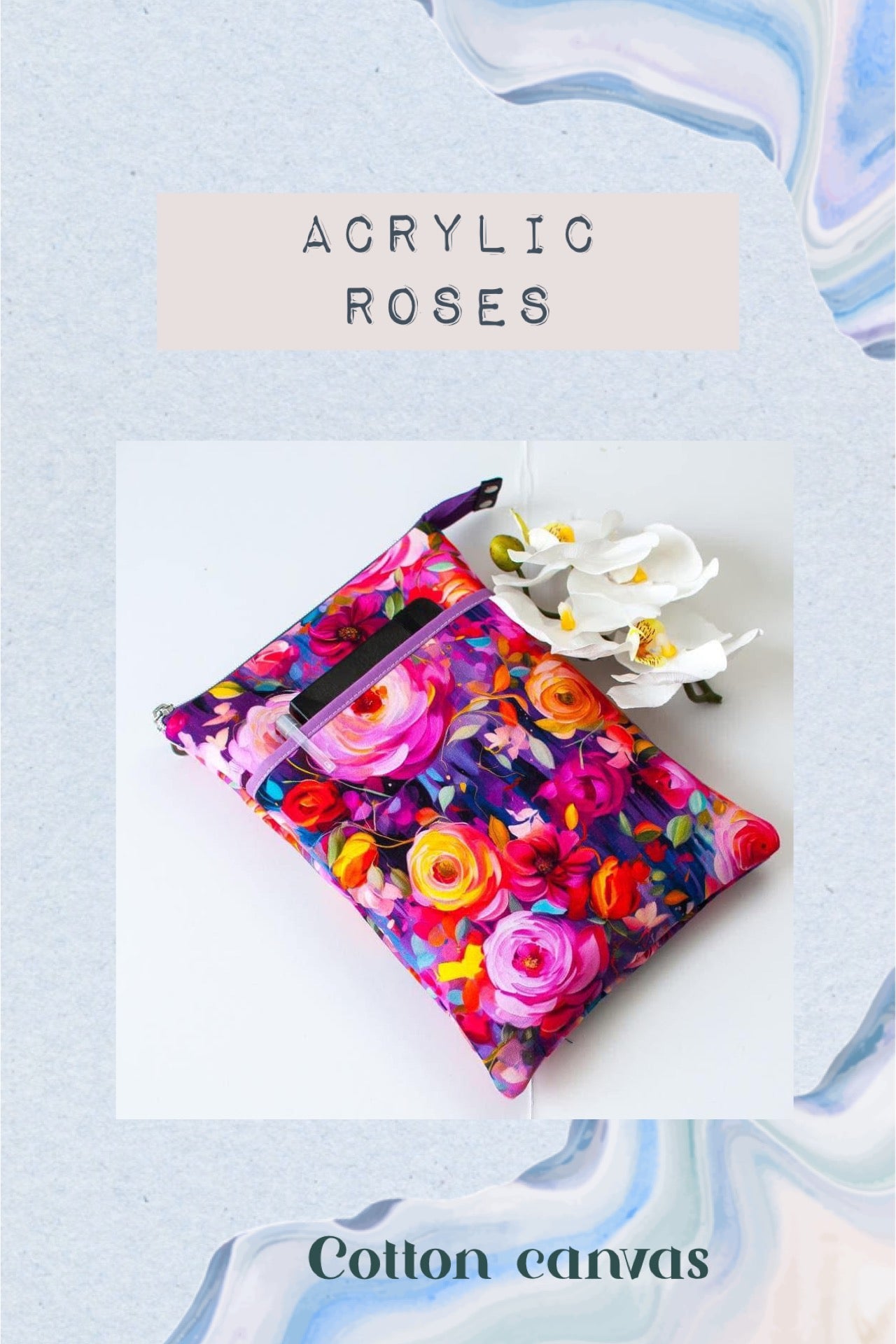 Acrylic roses round 23 retail