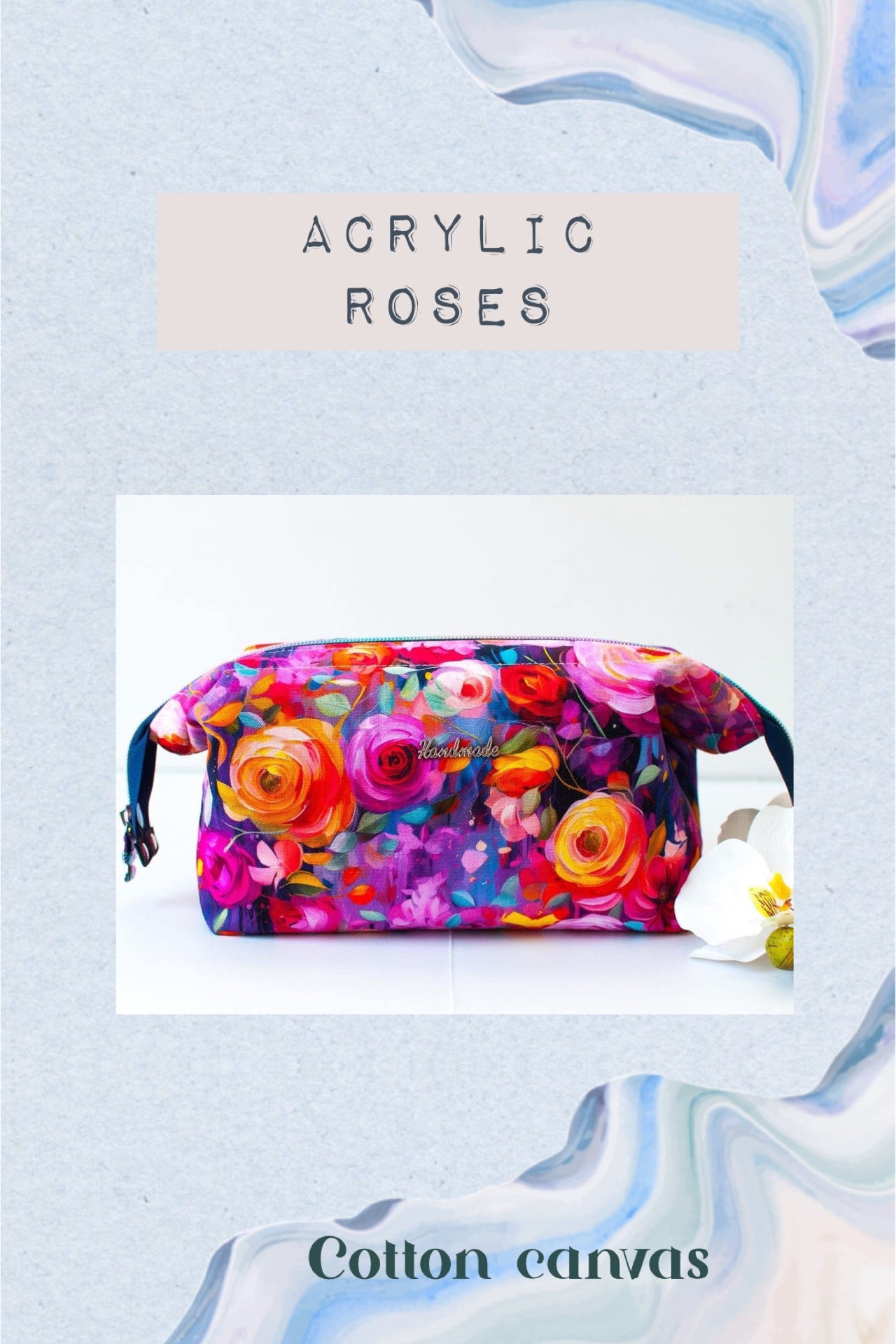 Acrylic roses round 23 retail