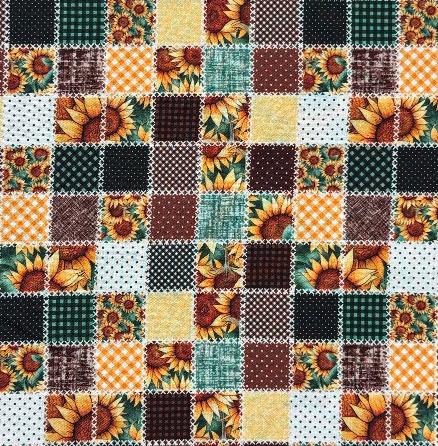 Sunflower patchwork