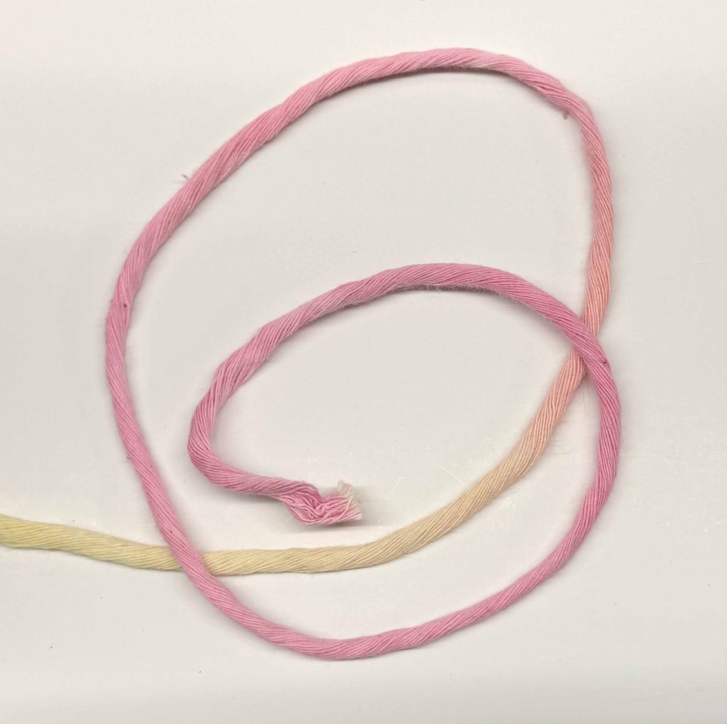 Multi coloured cotton cording