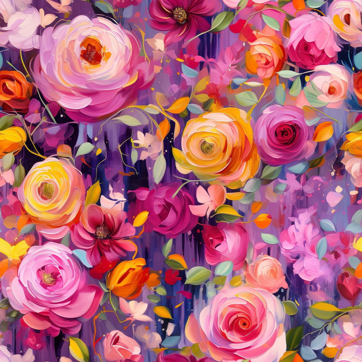 Acrylic roses round 23 retail