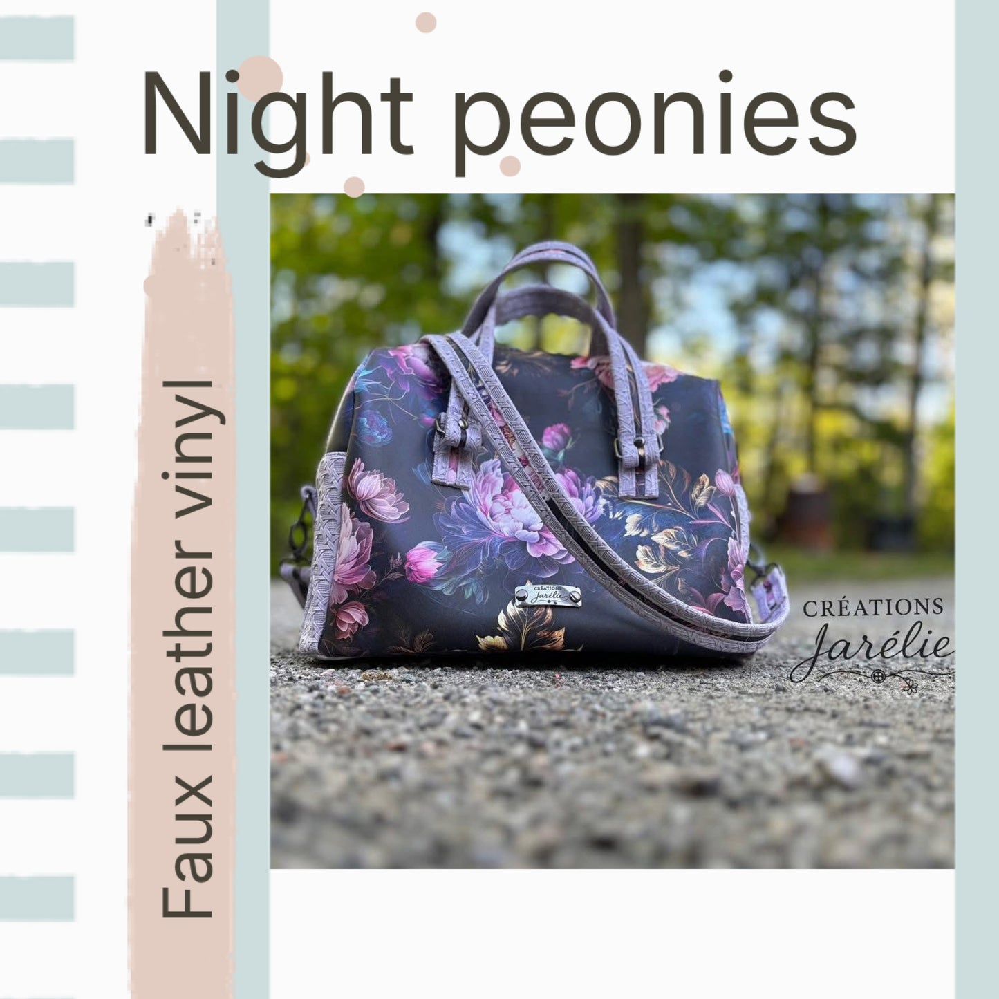 Night peonies preorder round 30.5