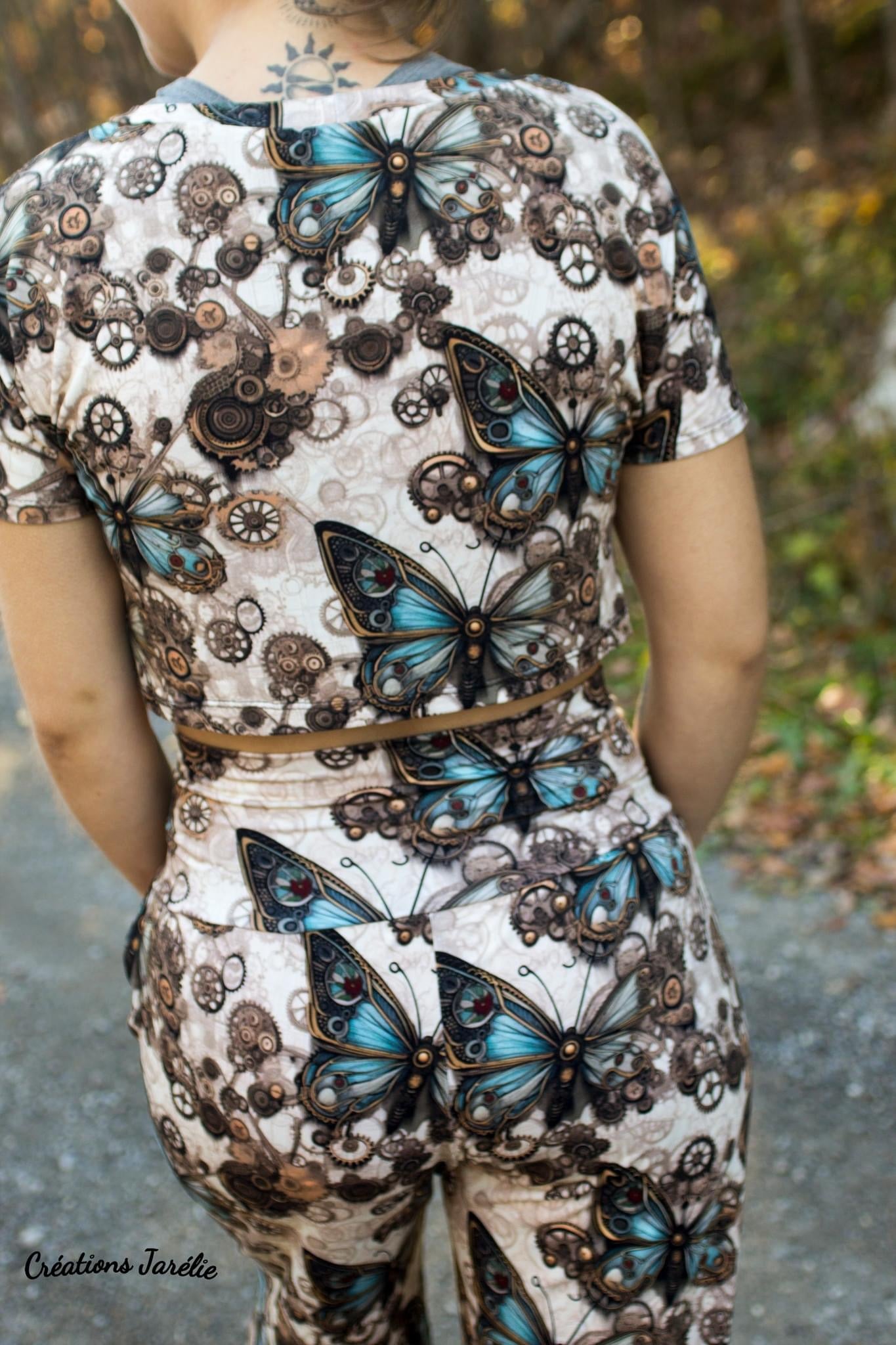 Steampunk butterflies round 23 retail