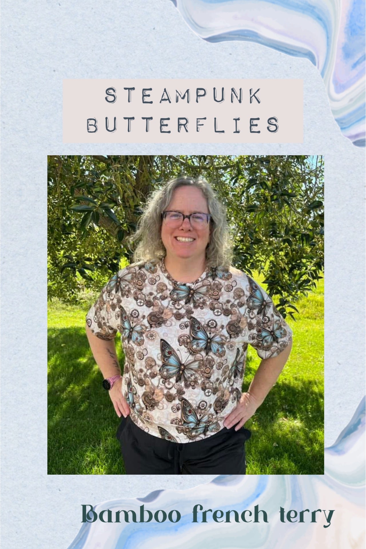 Steampunk butterflies round 23 retail