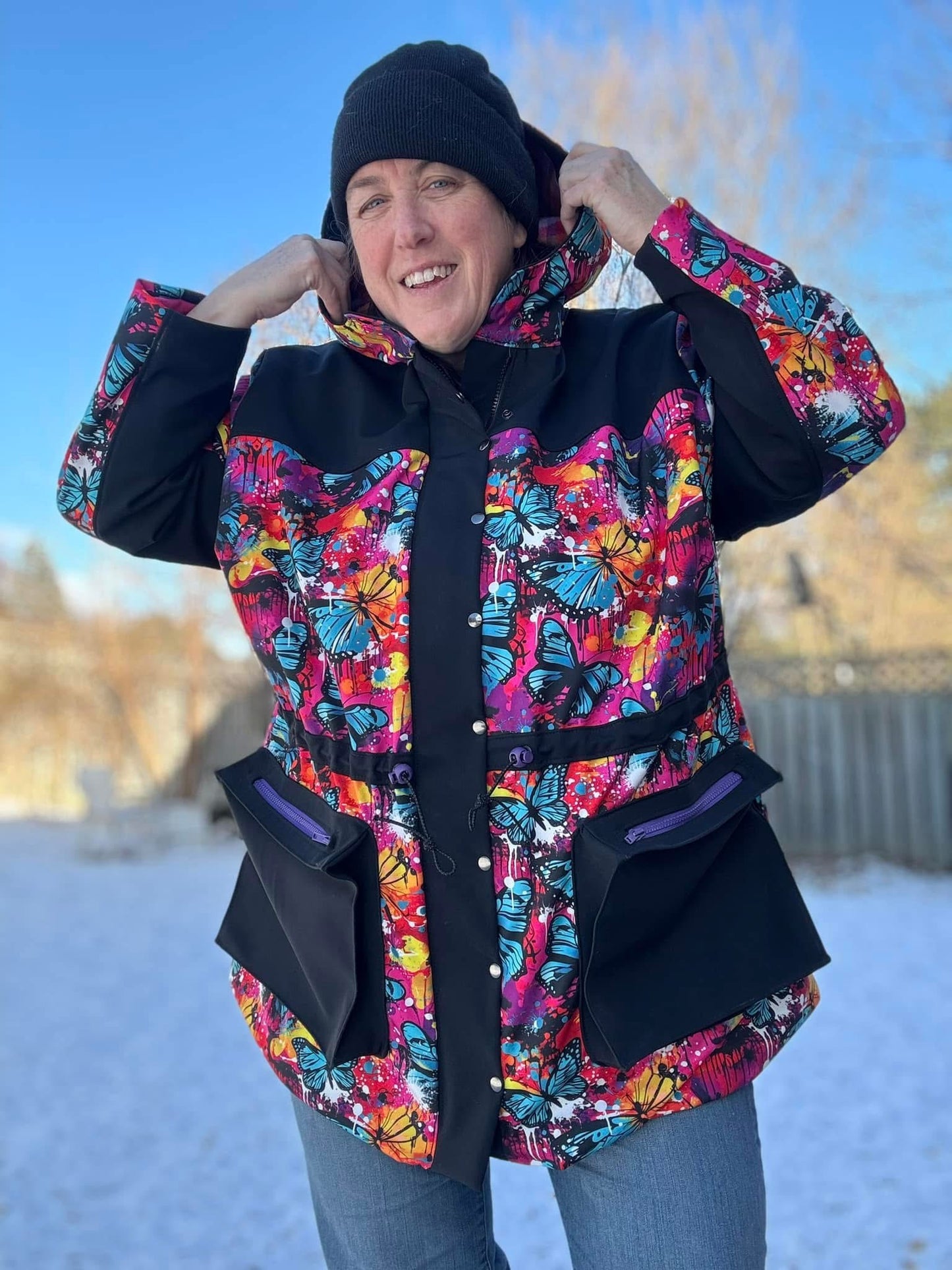 Graffiti butterfly round 22 retail