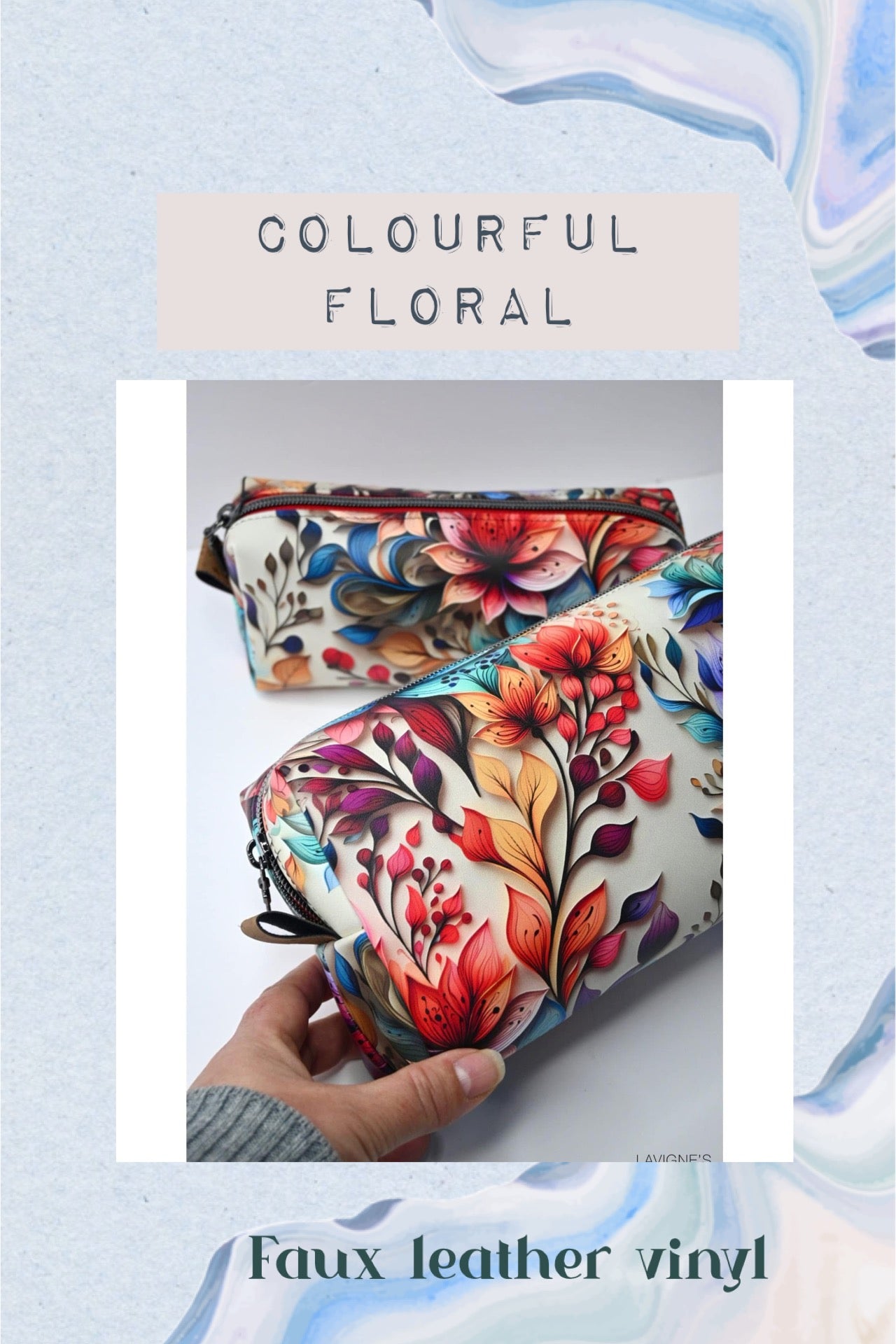 Colourful floral round 23 retail