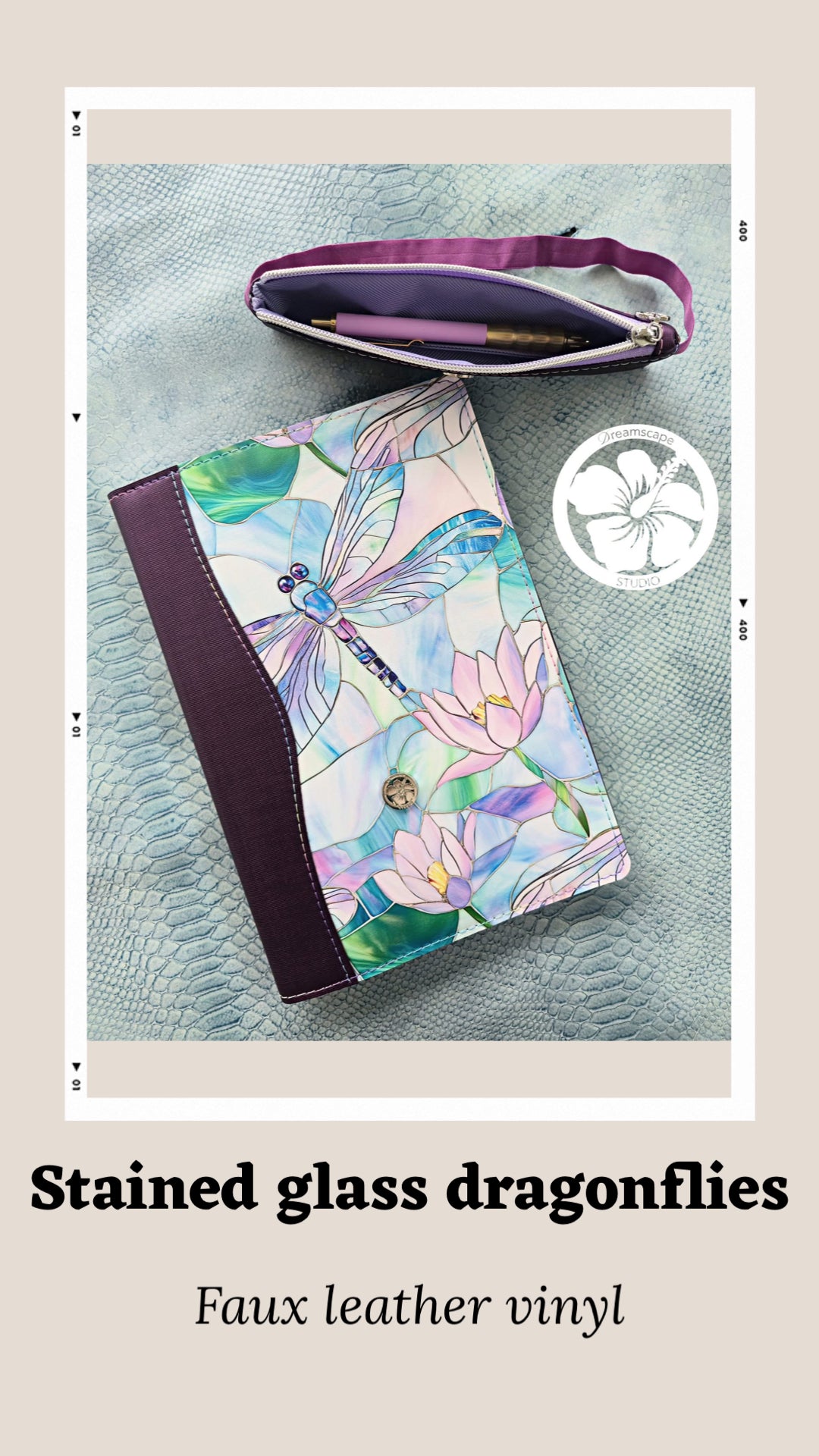Stained glass dragonflies preorder round 31