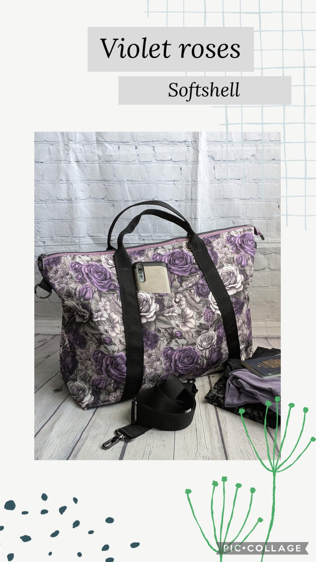 Violet roses preorder round 30.5