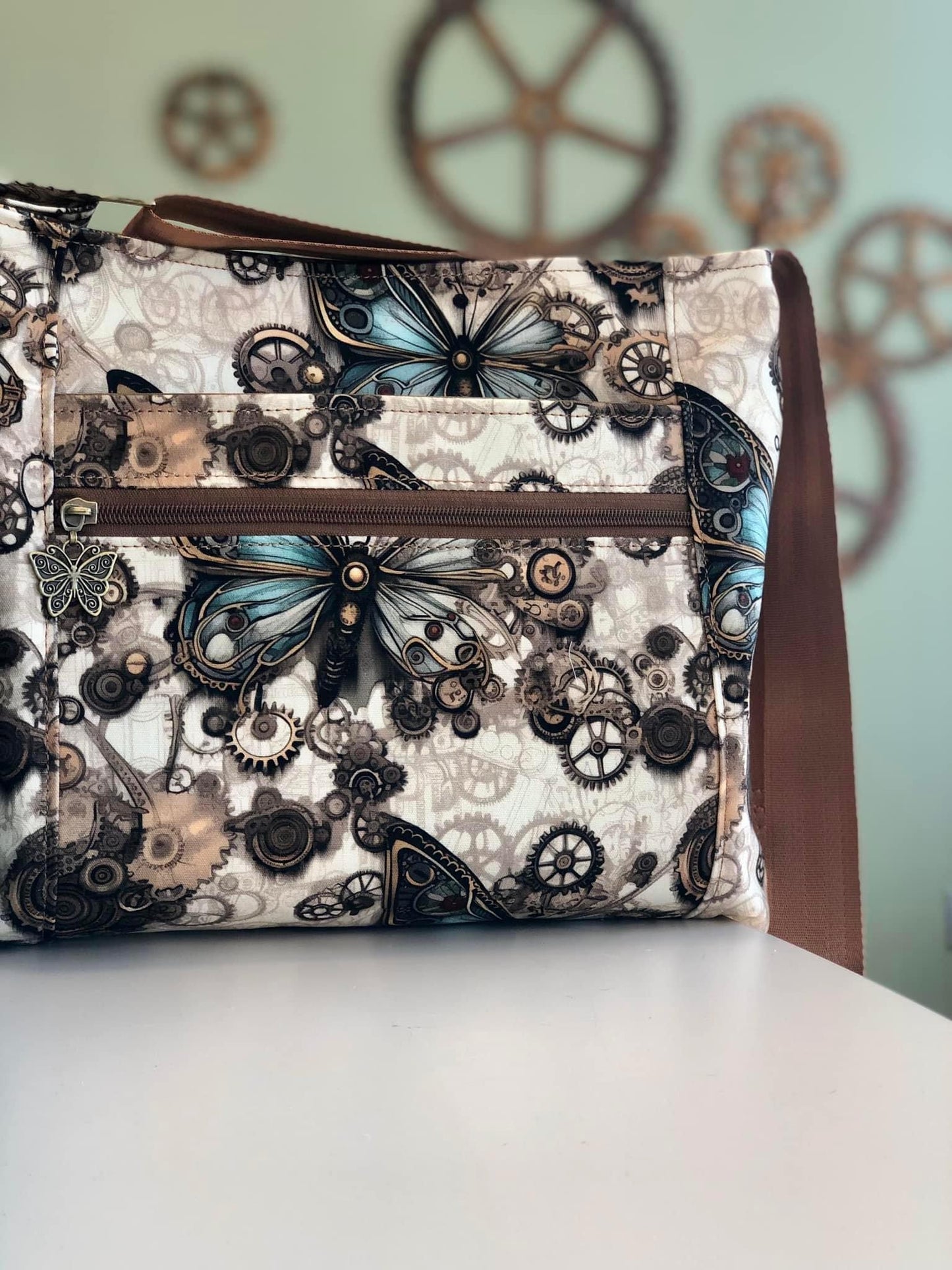 Steampunk butterflies round 23 retail