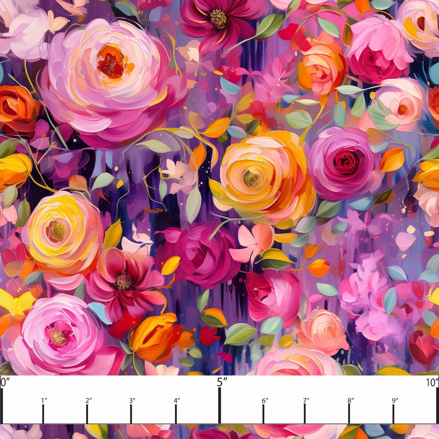Acrylic roses round 23 retail