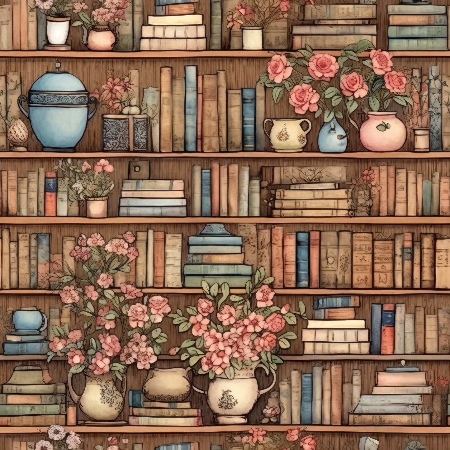 Antique bookshelf round 23 retail