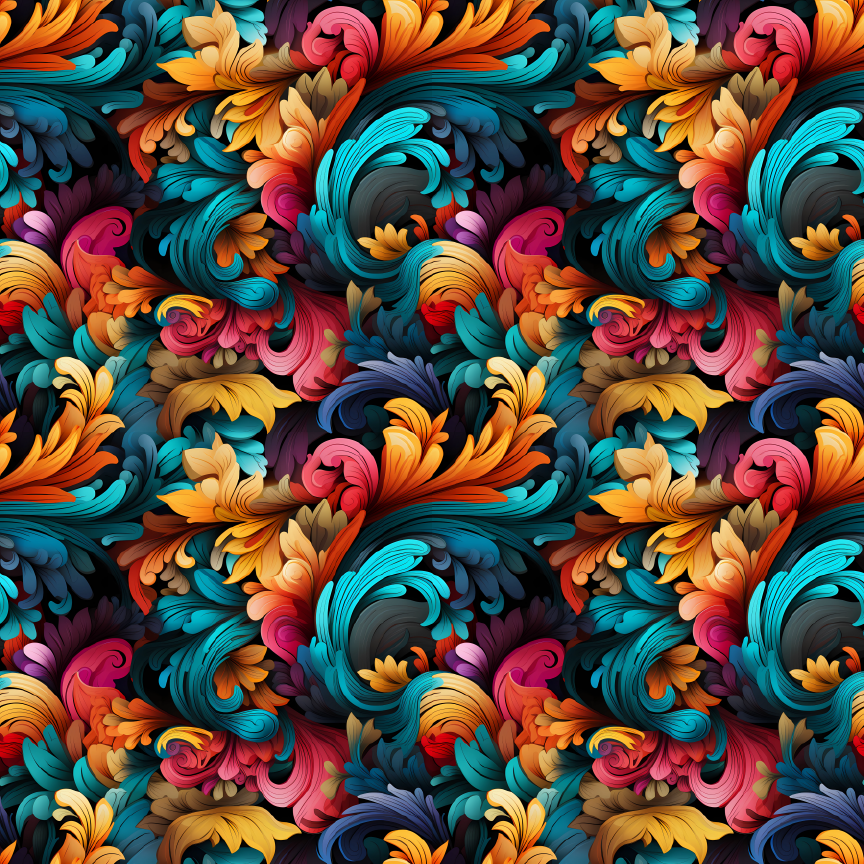 Contemporary Paisley round 23 retail