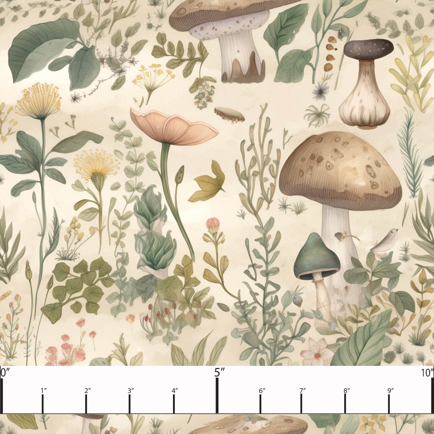 Cottage mushrooms round 28 retail