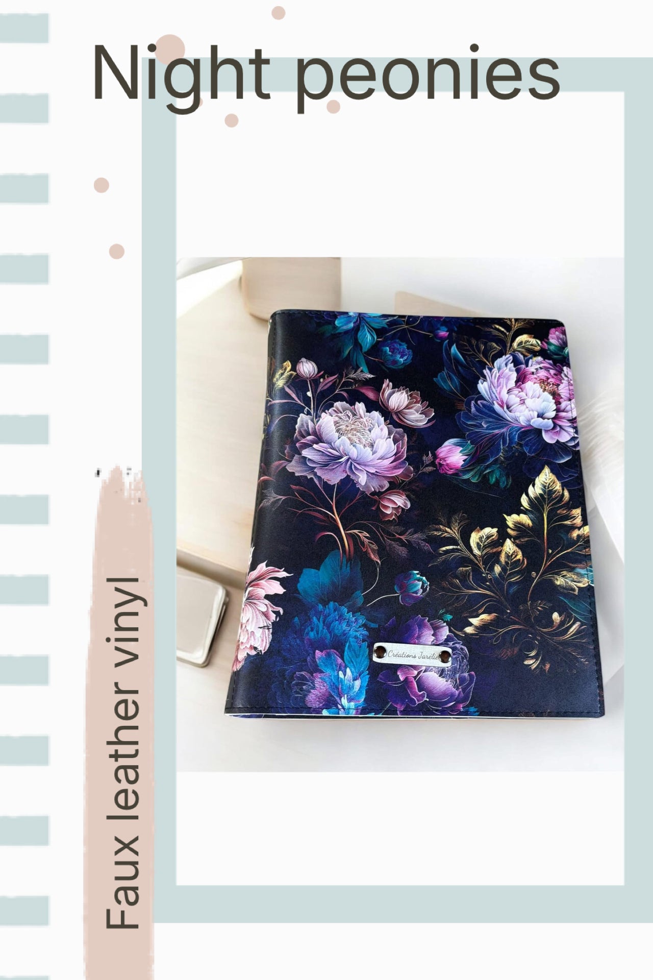 Night peonies preorder round 30.5