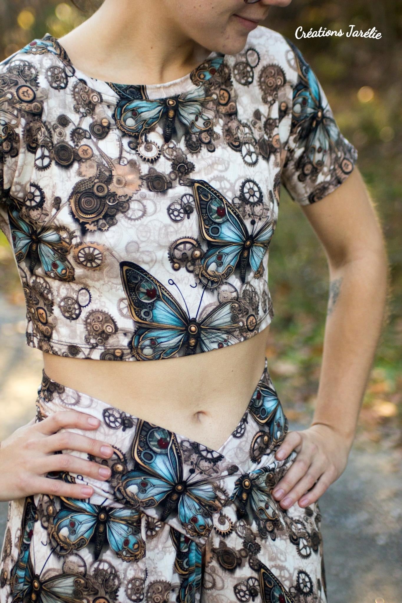 Steampunk butterflies round 23 retail