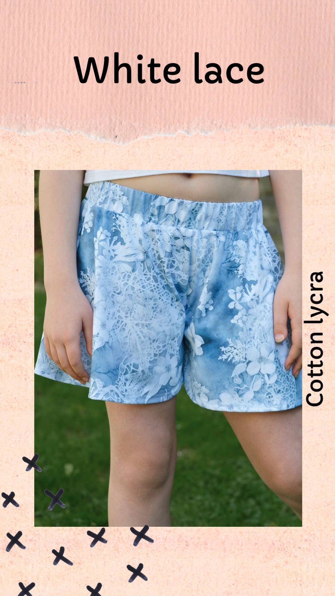 White lace round 26 retail
