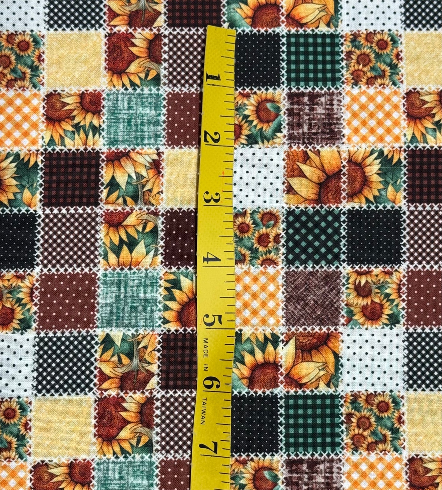 Sunflower patchwork