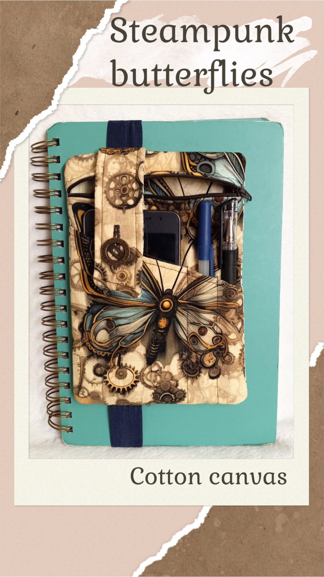 Steampunk butterflies round 23 retail