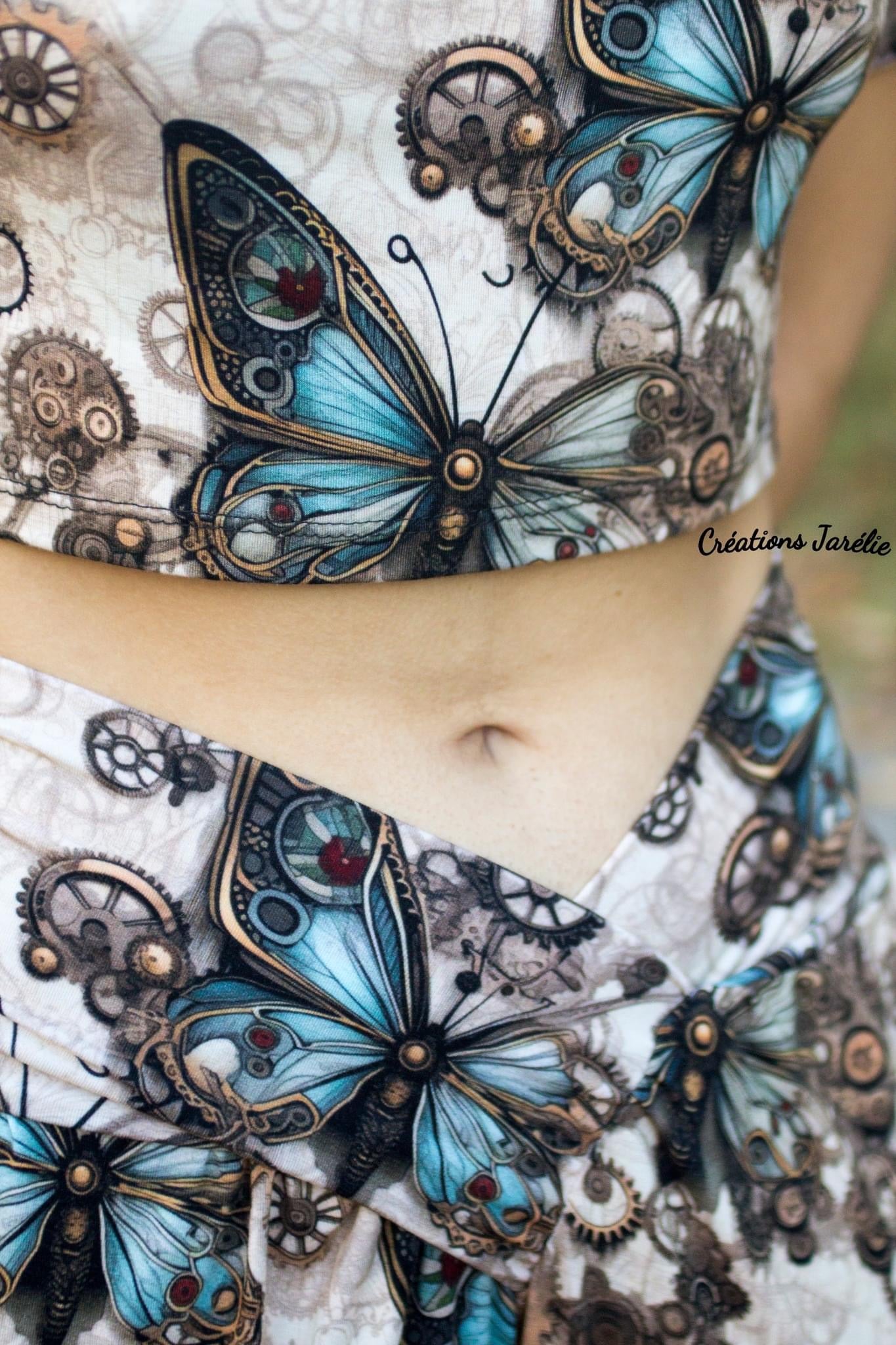 Steampunk butterflies round 23 retail
