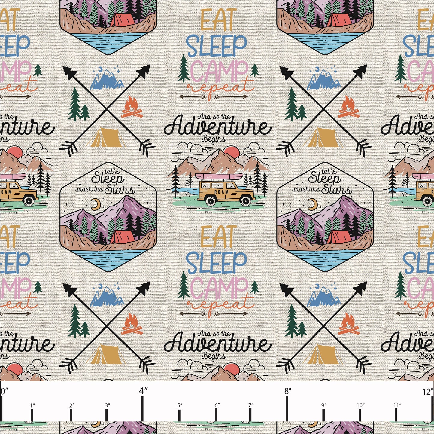 Eat, sleep, camp round 22 retail