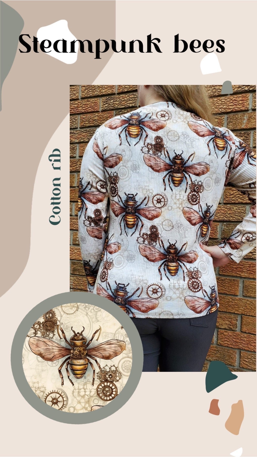 Steampunk bees preorder round 30.5