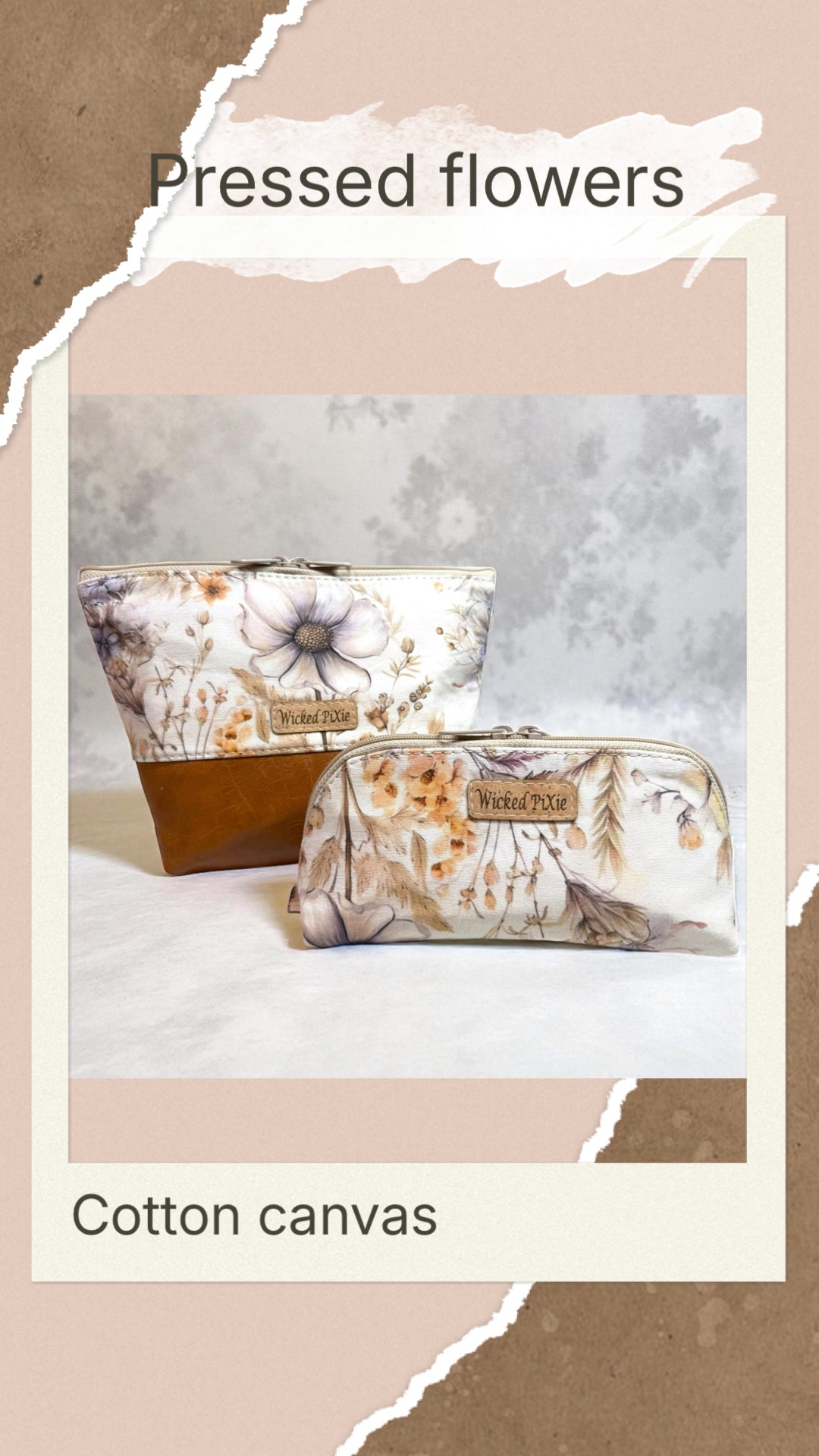 Pressed flowers round 30 retail