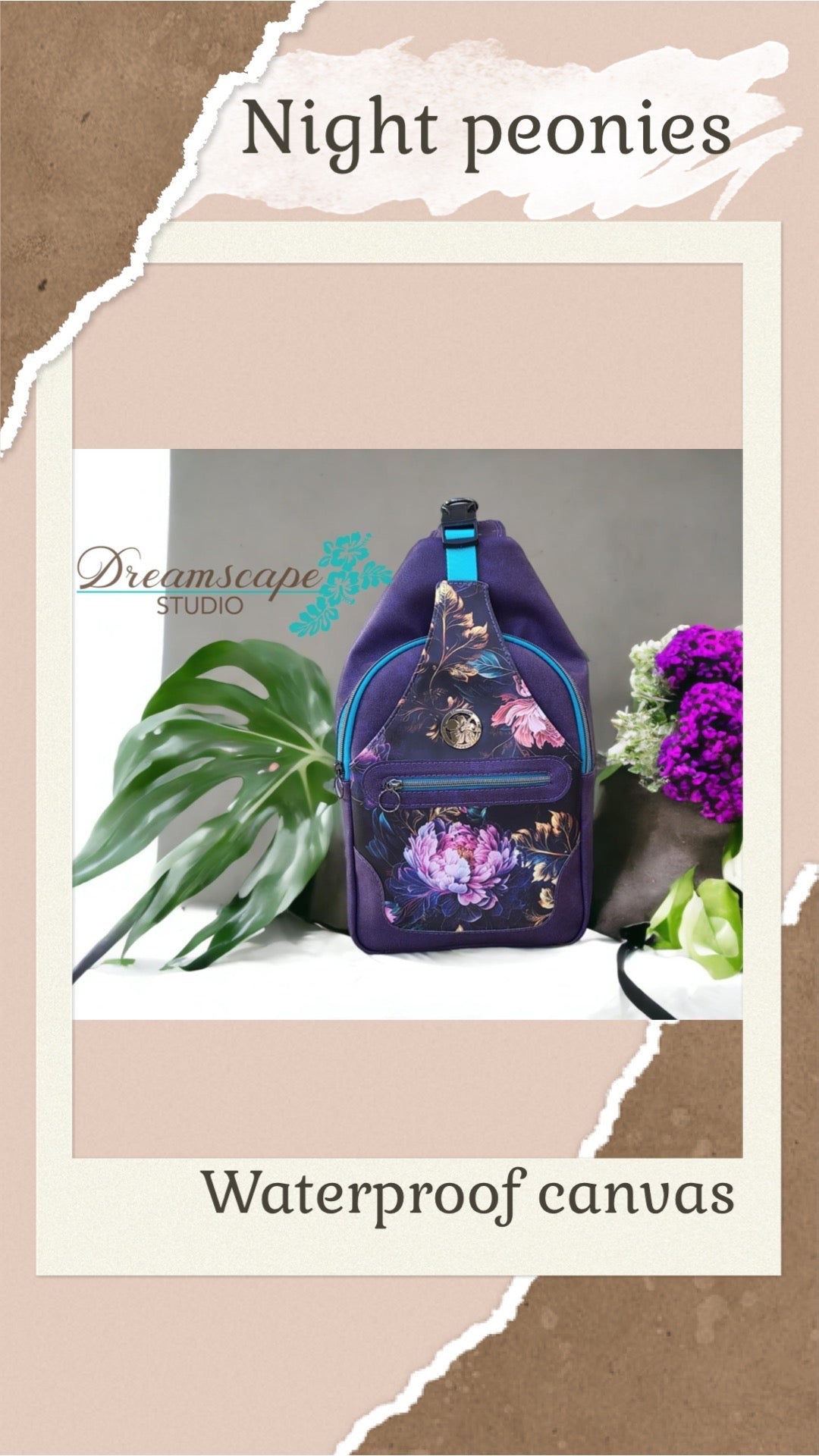 Night peonies preorder round 30.5