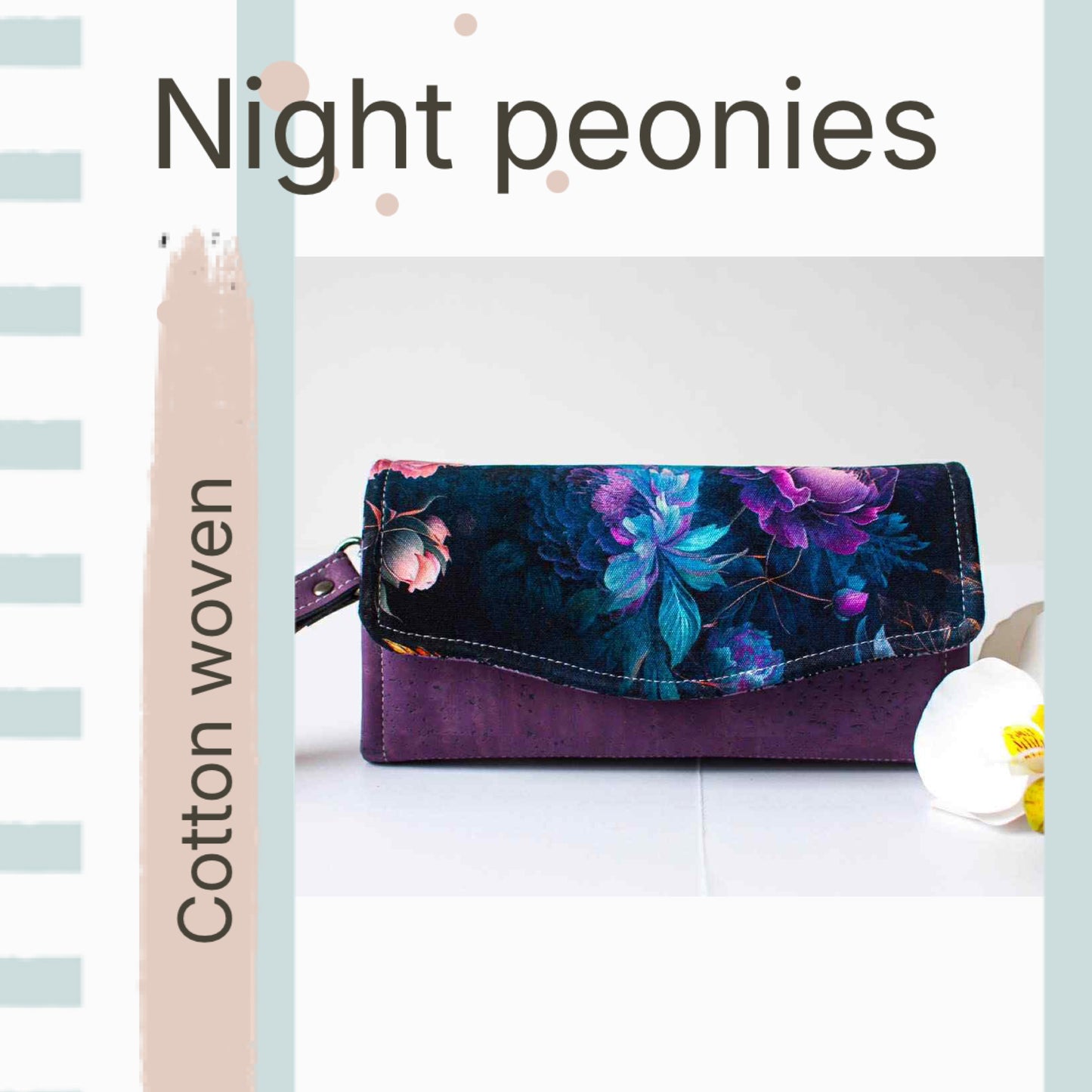 Night peonies preorder round 30.5
