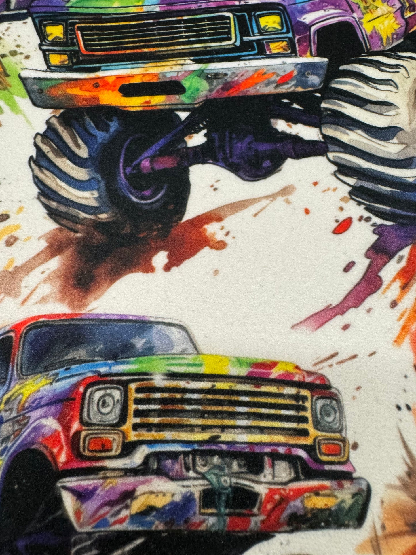 Monster trucks printer error softshell