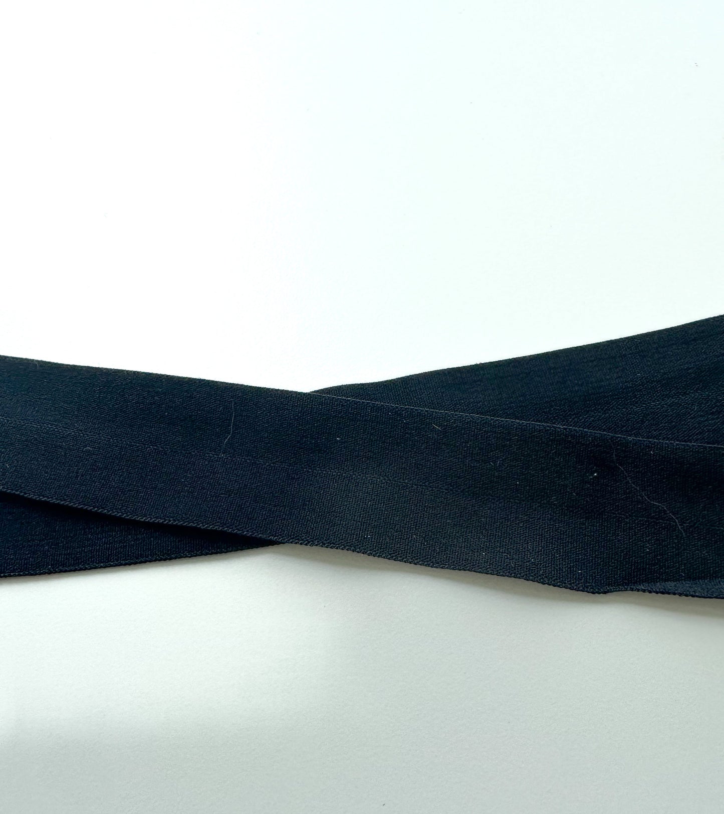 Fold over elastic 3/4” (20mm) black