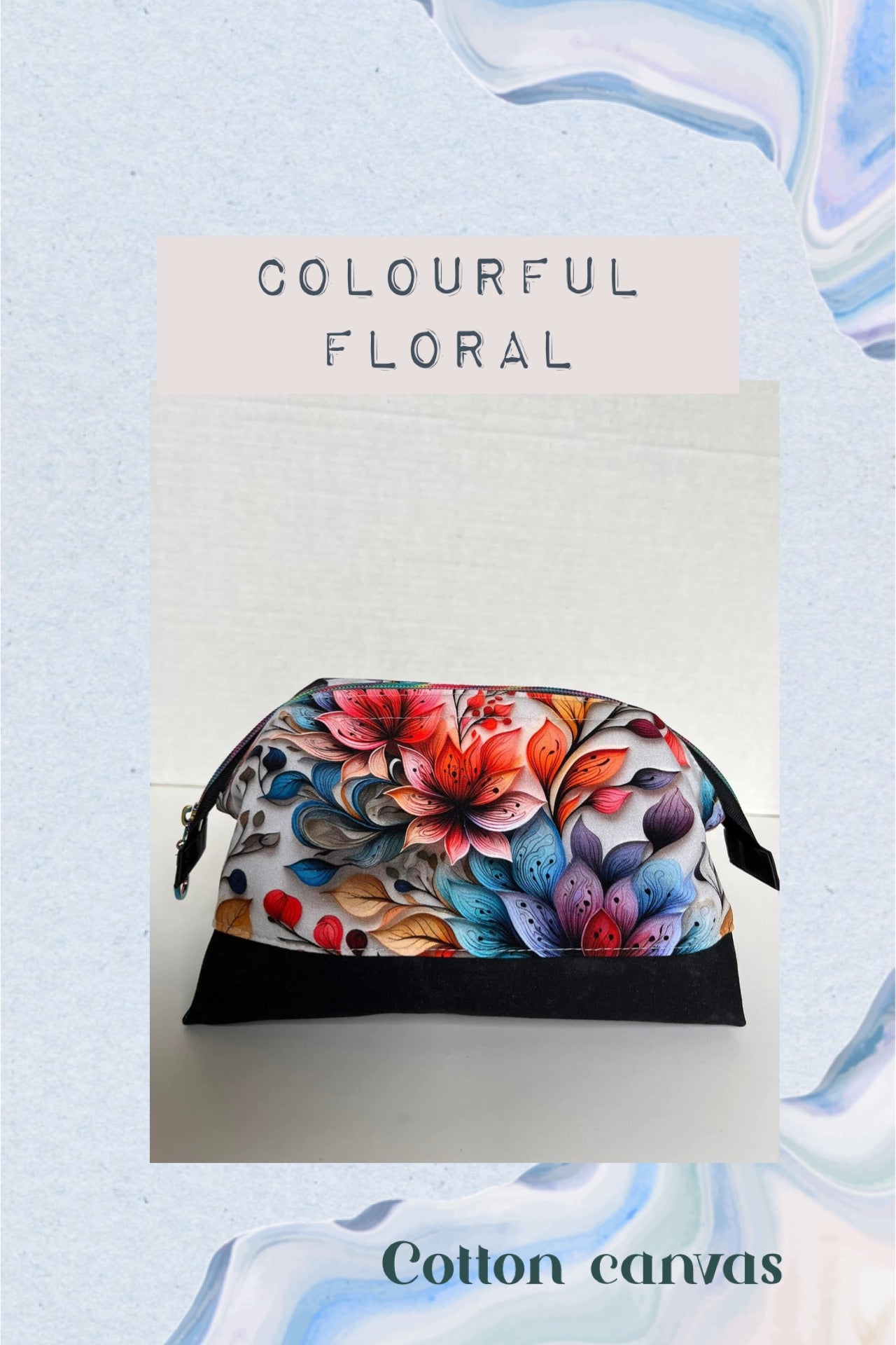 Colourful floral round 23 retail