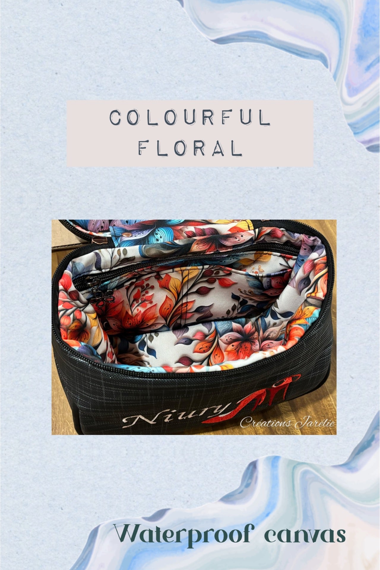 Colourful floral round 23 retail