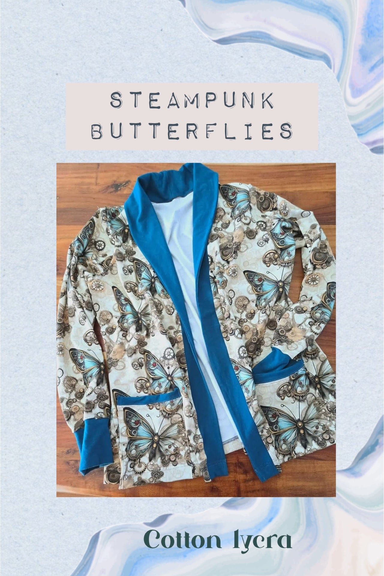 Steampunk butterflies round 37 retail