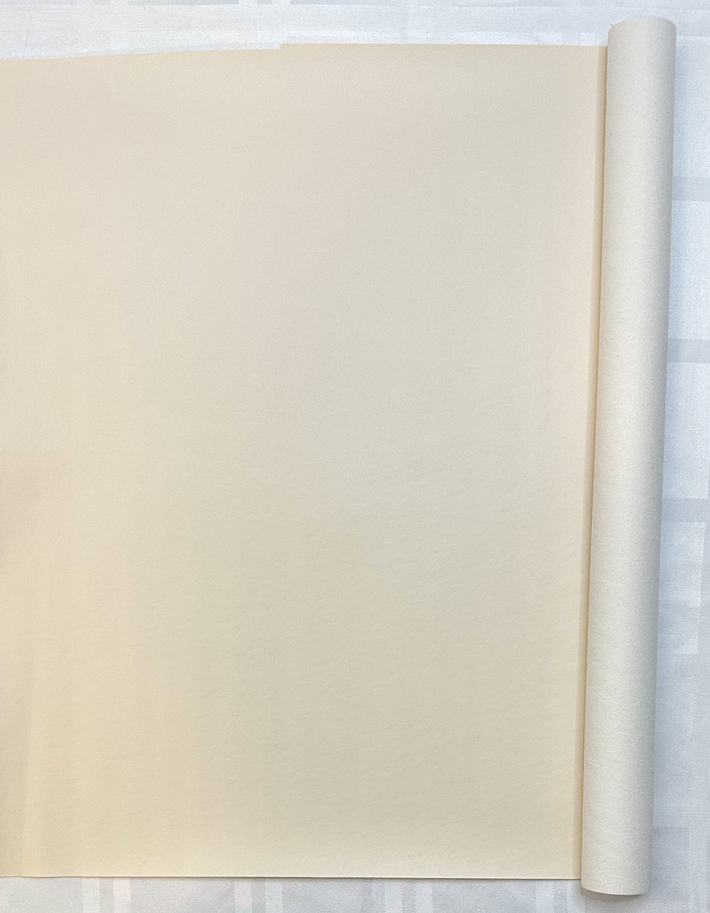 Off white faux leather vinyl
