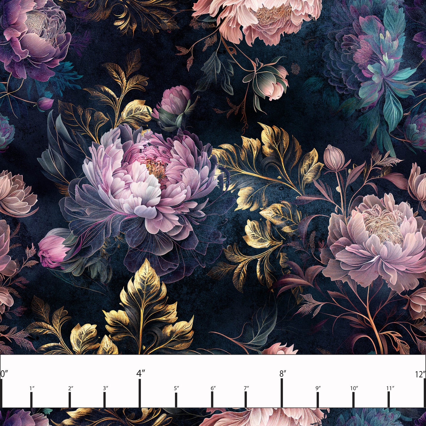 Night peonies preorder round 30.5