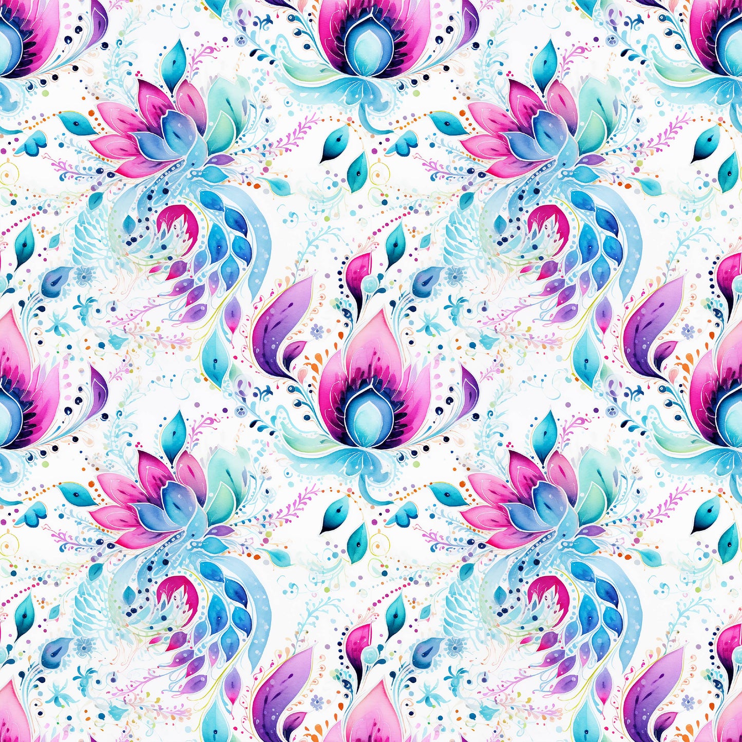 Paisley bloom round 22 retail
