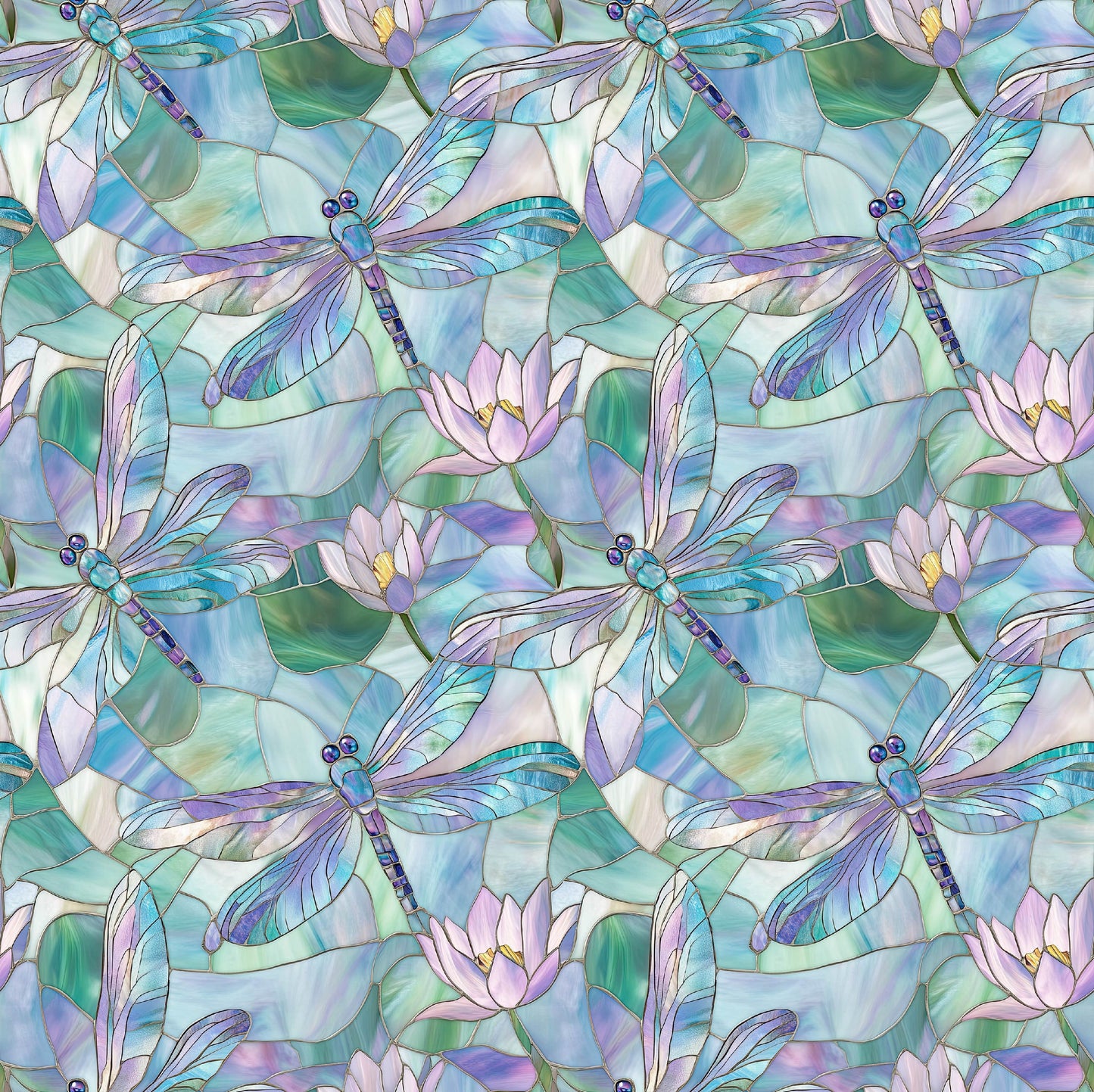 Stained glass dragonflies preorder round 31