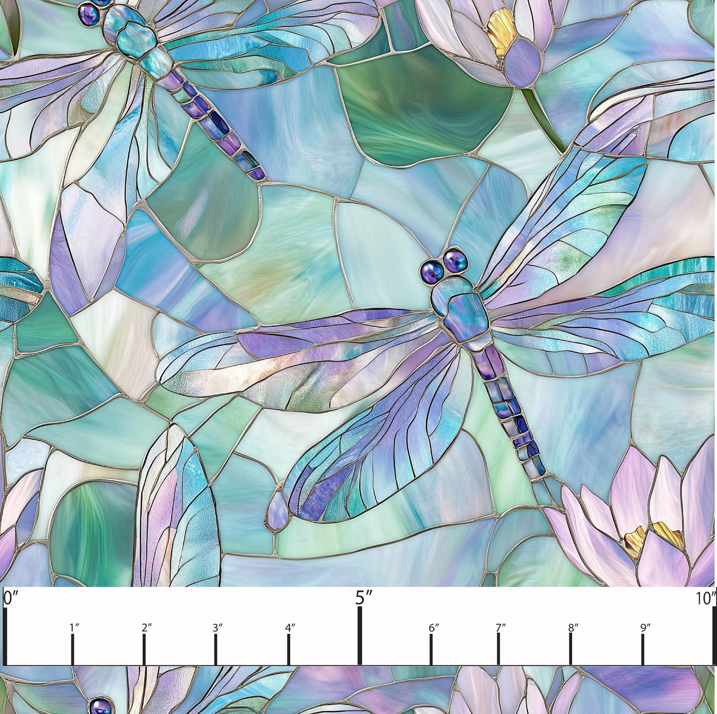 Stained glass dragonflies preorder round 31