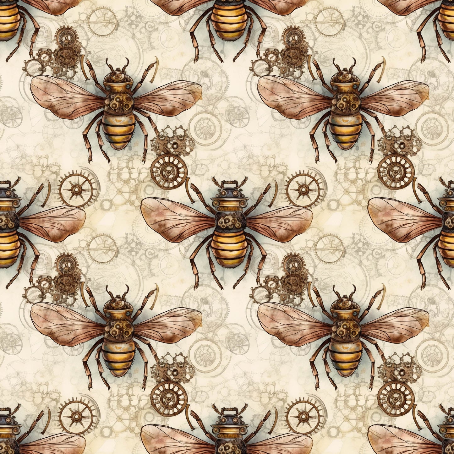 Steampunk bees preorder round 30.5