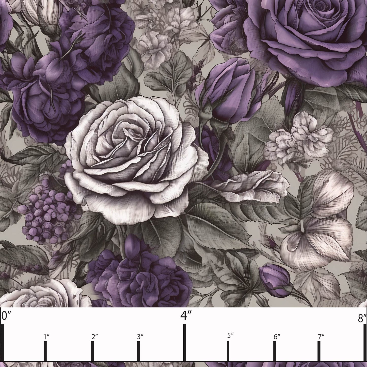 Violet roses preorder round 30.5
