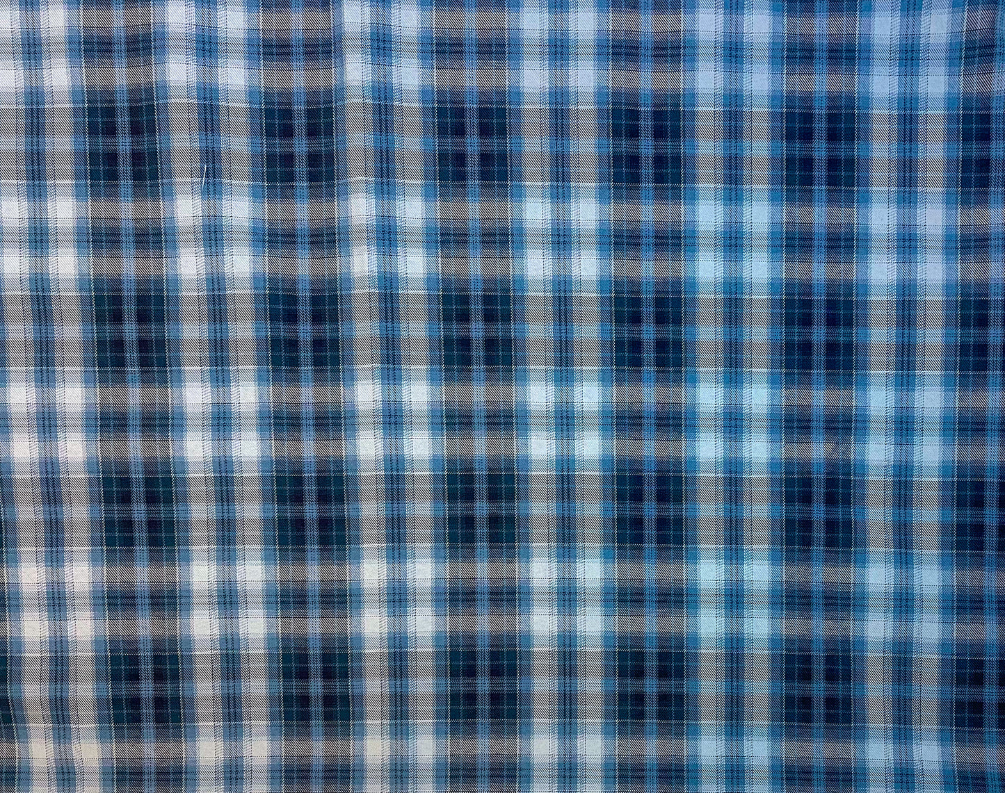 Plaid-dark blue