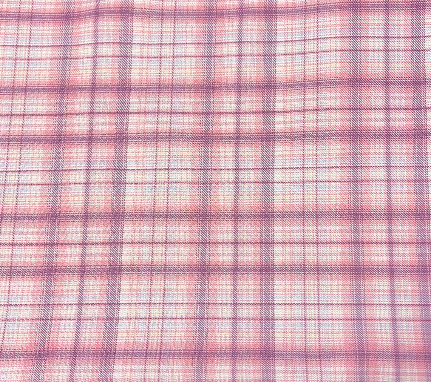 Plaid-pink and grey