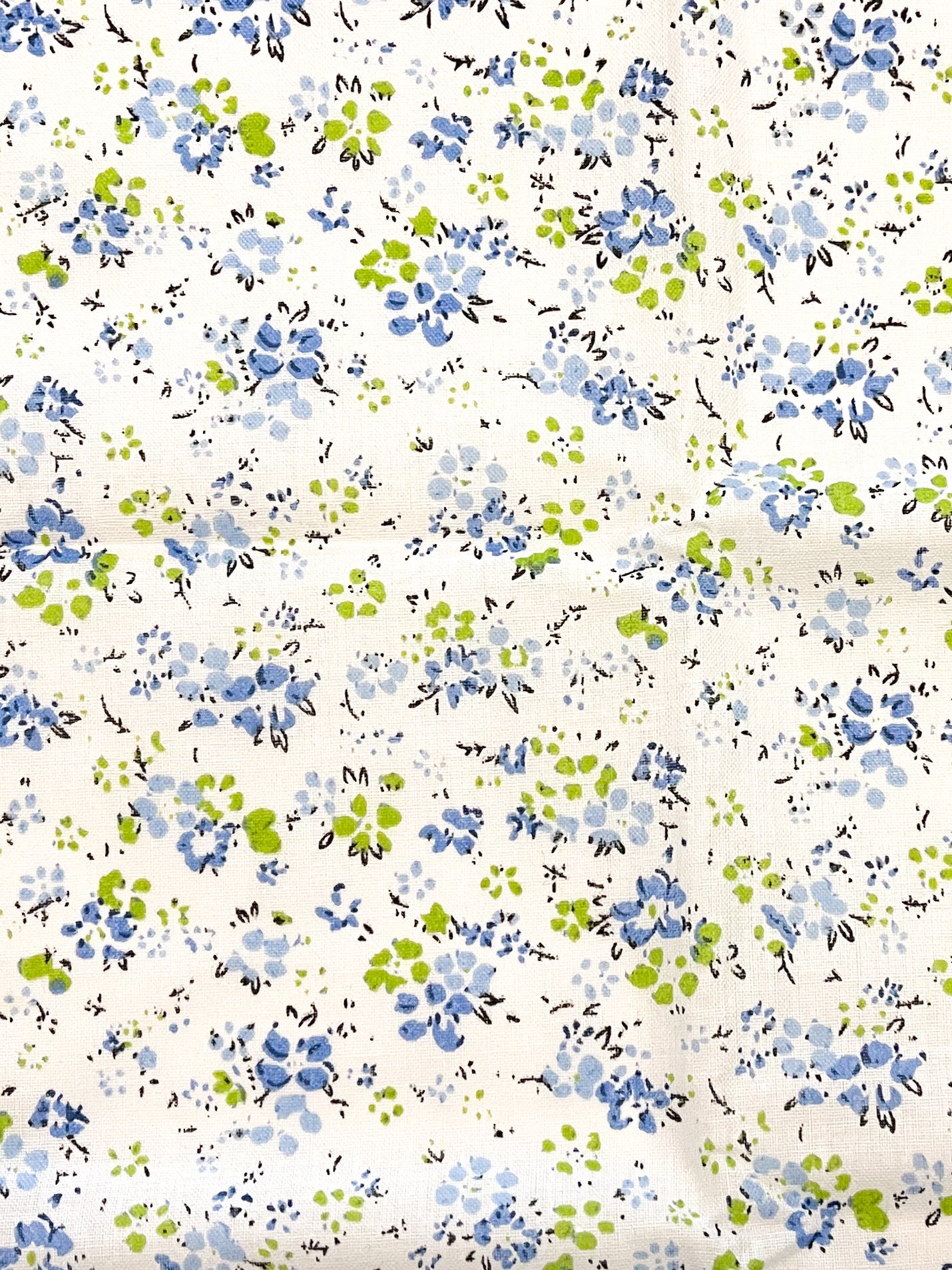 Blue floral blender precut bundle