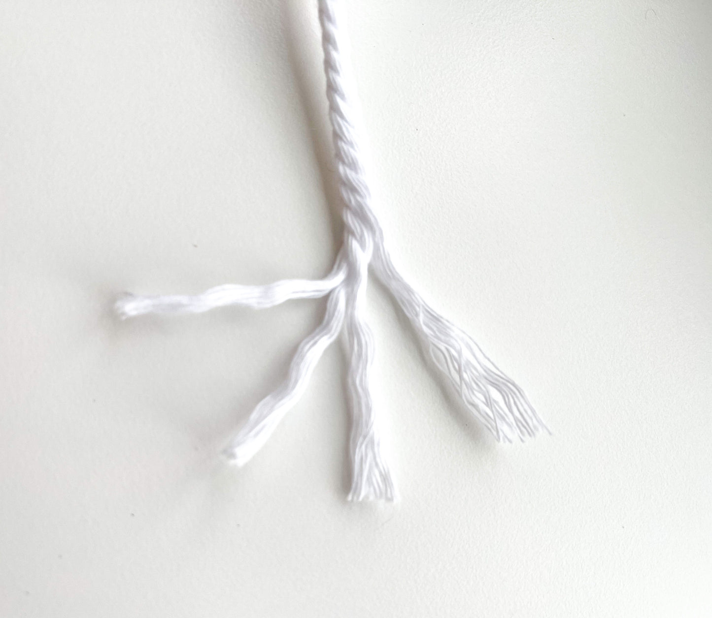 4mm macrame cording-white