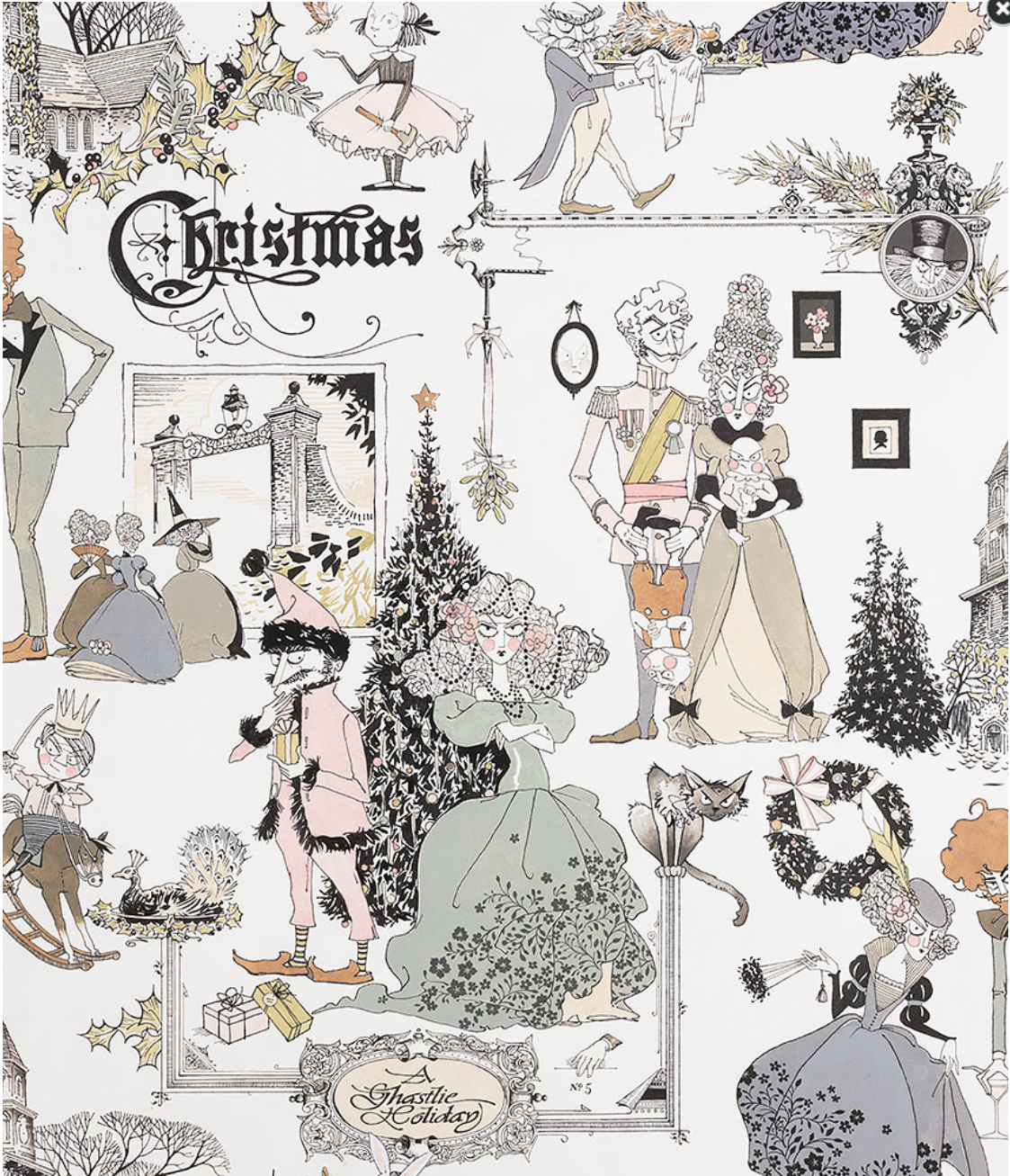 Alexander Henry-A Ghastlie Christmas in Natural