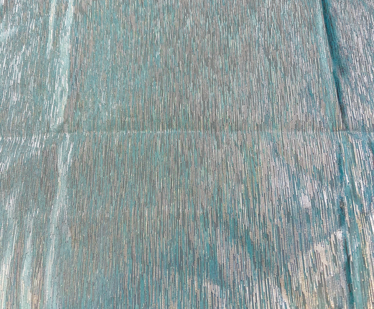 Clearance -blue with silver weaved throughout precut