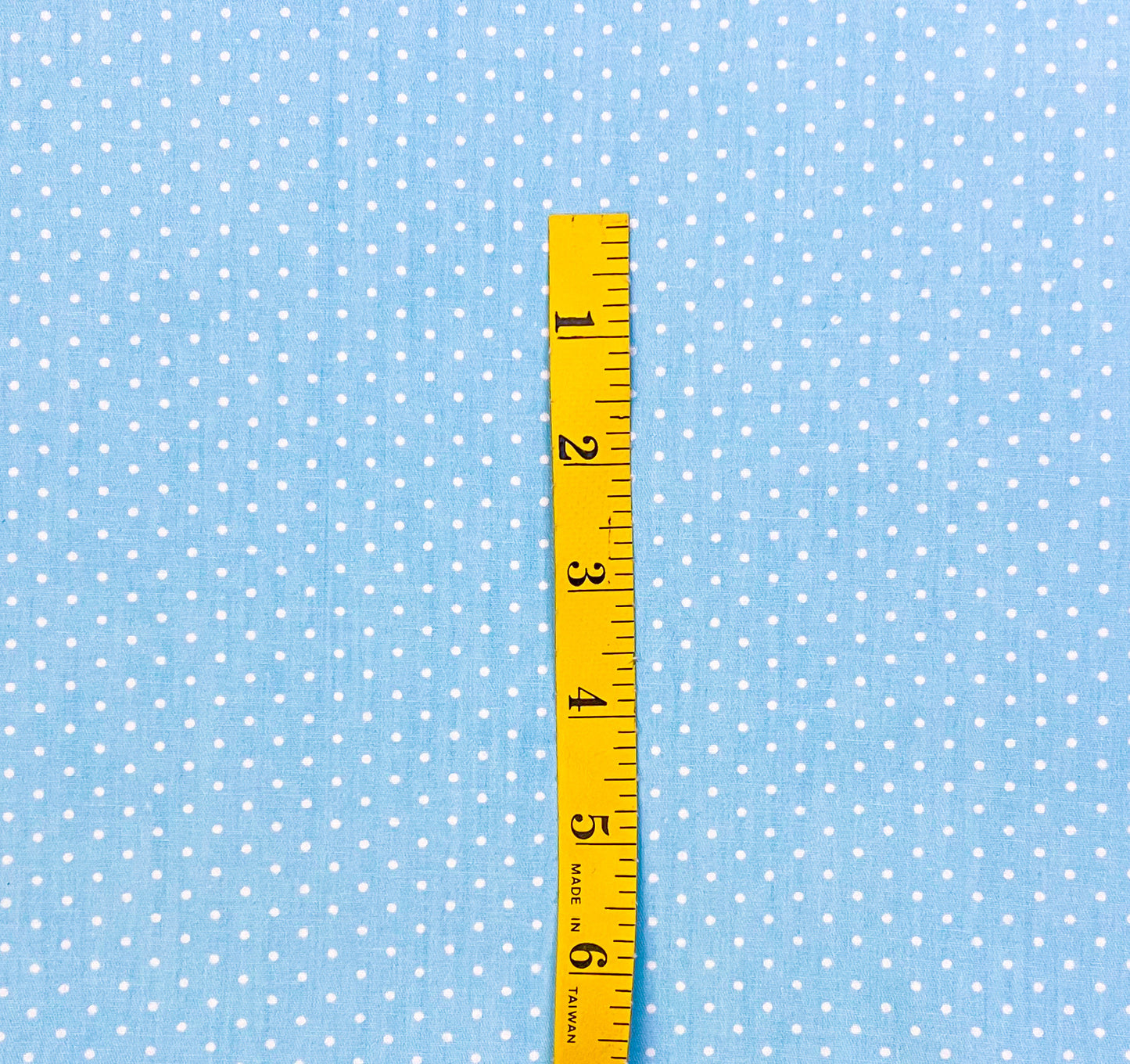 White dots on blue