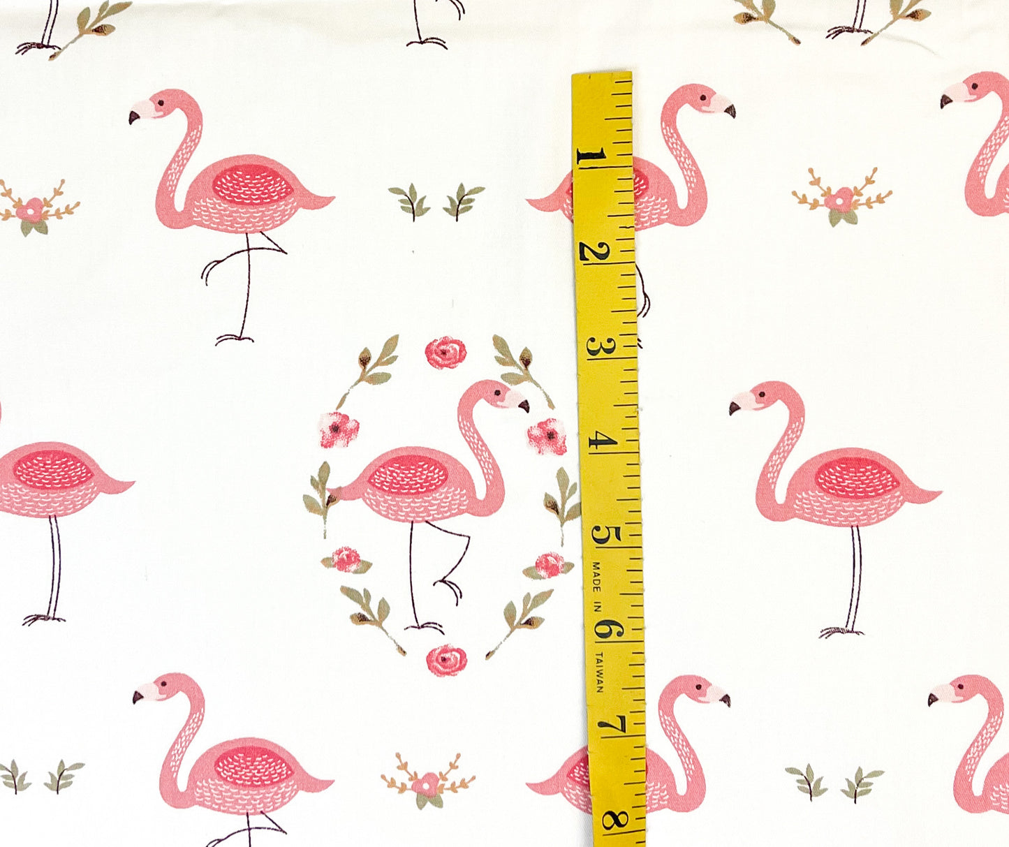 White flamingos