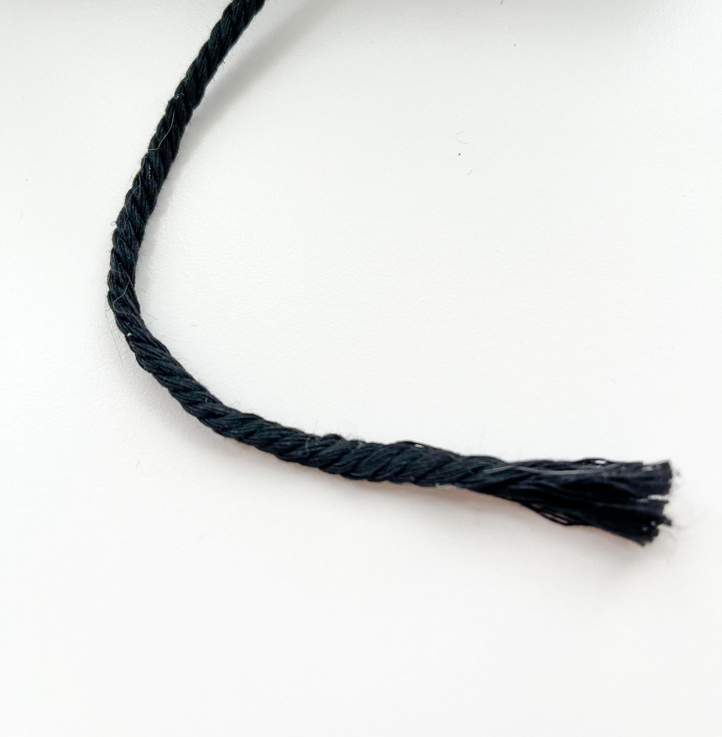 4mm macrame cording-black